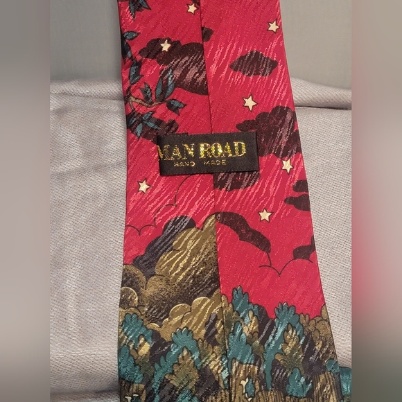 Looney Tunes Bugs Bunny and Female Bunny Romantic MAN ROAD Hand Made Tie - Picture 9 of 10
